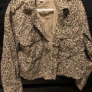 Leopard print jacket